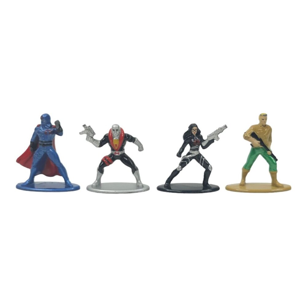 GI Joe Cobra Commander Destro Baroness Duke Die Cast Action Figures Jada Toys